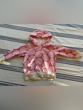 Winter Water Factory Pink Floral Hoodie Sweatshirt
